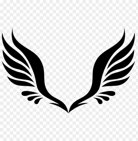 Simple Angel Wings Tattoo PNG Images With Alpha Mask