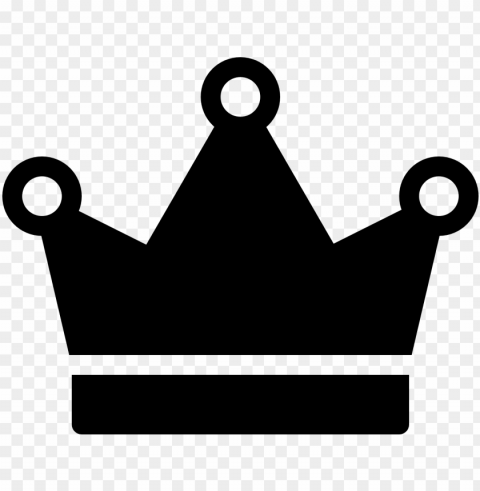 simple crown vector - corona emojis blanco negro Isolated Subject with Clear PNG Background