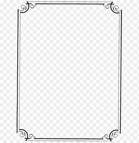 simple line borders High-resolution PNG images with transparent background