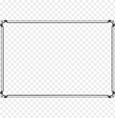 simple line borders High-resolution transparent PNG images assortment