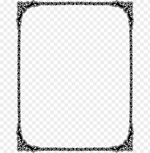 simple line borders PNG design