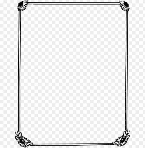 simple line borders PNG download free