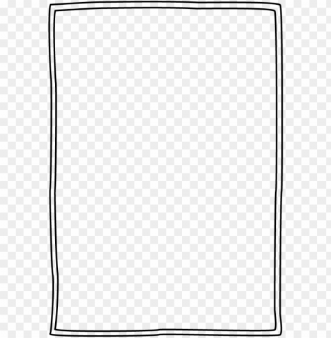 simple line borders PNG file without watermark