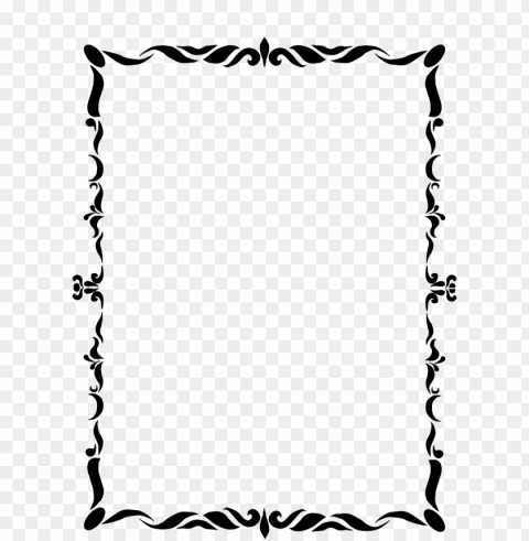 simple line borders PNG files with clear backdrop collection
