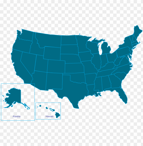 simplified map of us states download usa eastern major - united states map vector Isolated Object on HighQuality Transparent PNG
