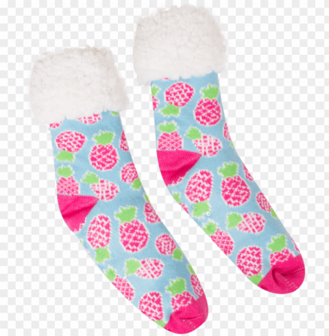 simply southern - camper sock - pineapple PNG images for personal projects