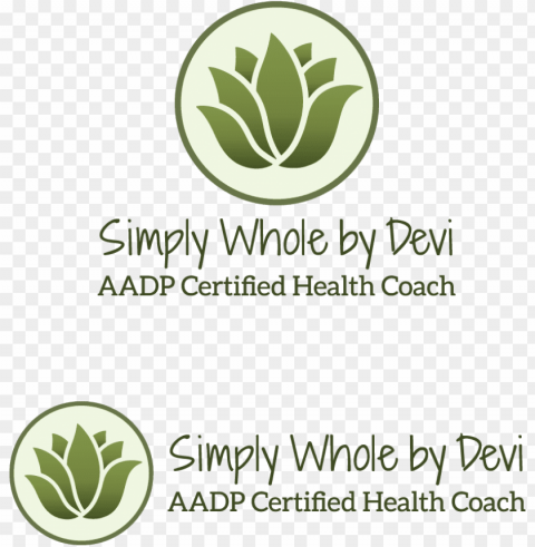 simply whole by devi logo - instagram Clear Background Isolated PNG Graphic