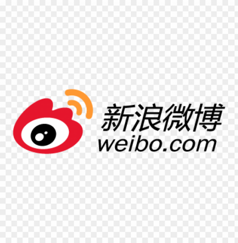 sina weibo logo vector free PNG Graphic Isolated with Clear Background