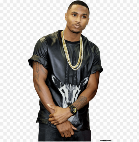 singers - trey songz push it on me PNG images with no background free download