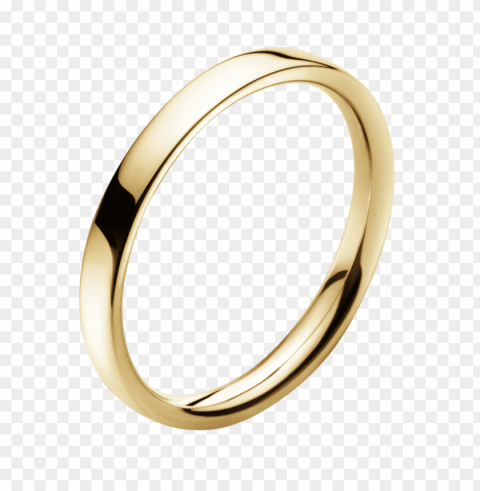 single gold ring jewelry Isolated Item in HighQuality Transparent PNG