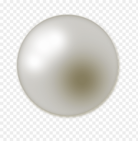 single large pearl Isolated Item in Transparent PNG Format