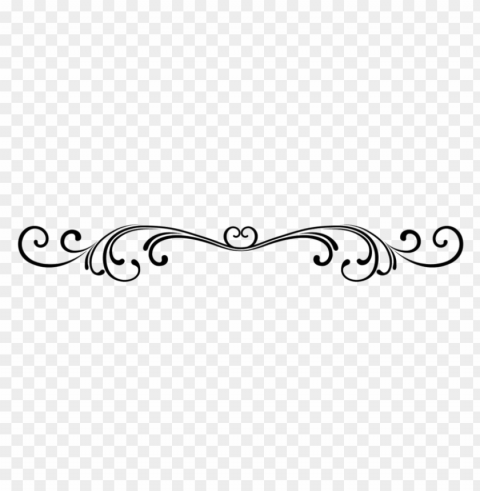 single line border designs PNG files with no backdrop wide compilation
