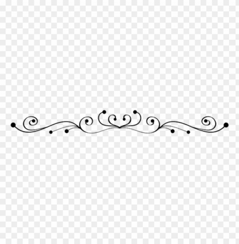 single line border designs PNG files with no background assortment