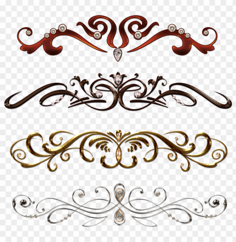 single line border designs PNG Image Isolated with High Clarity