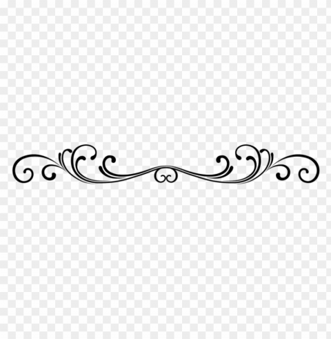 single line borders clip art PNG for blog use