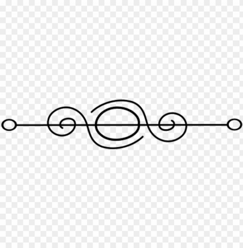 single line borders clip art PNG for overlays