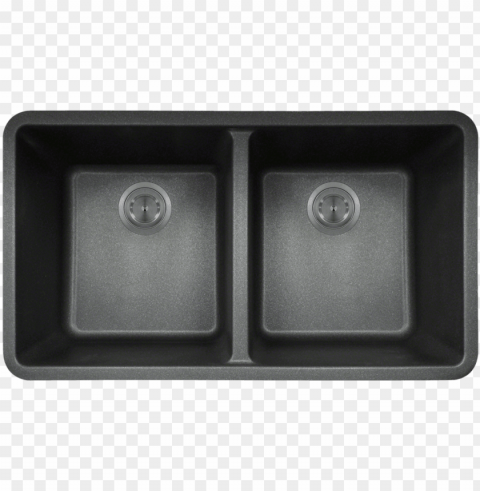 sink top view png free download - polaris p108st double offset bowl astragranite sink Alpha PNGs