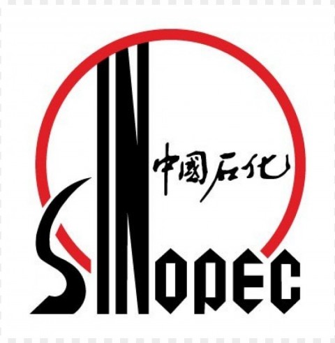 sinopec logo vector Isolated Icon on Transparent Background PNG