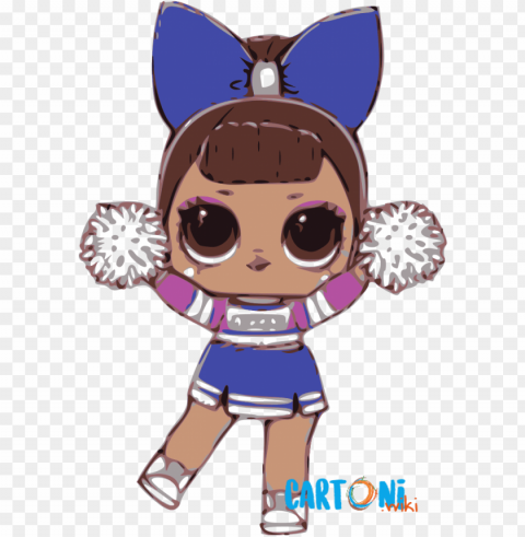 sis cheer l - sis cheer lol doll PNG with cutout background