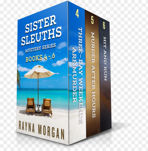 sister sleuths mystery series - book cover Transparent PNG Isolated Subject