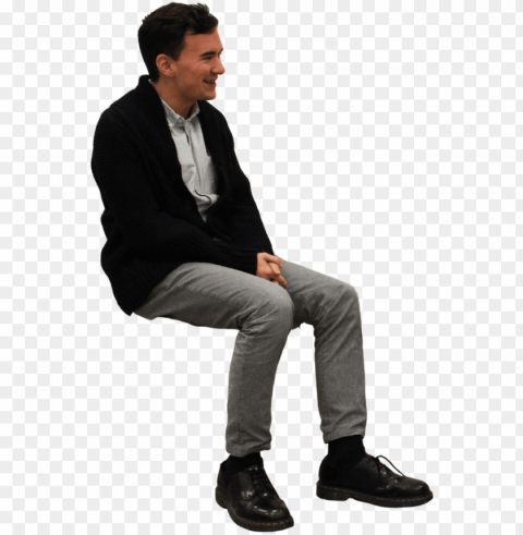 sitting man - man sitting on chair PNG images for personal projects