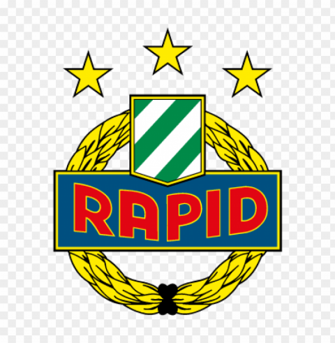 sk rapid wien vector logo PNG without background