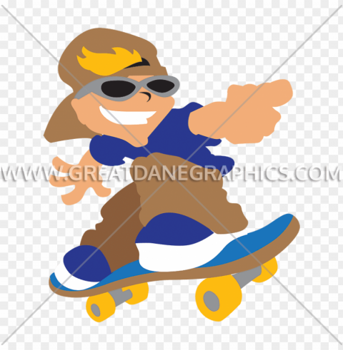 skateboarder production ready artwork for t shirt High-resolution transparent PNG images