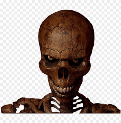 skeleton-096 - scary skeleton Isolated Object in Transparent PNG Format