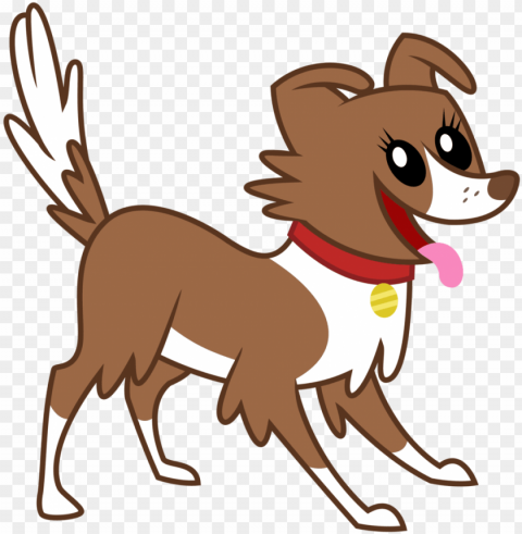 sketchmcreations border collie dog equestria girls - cartoon doggo transparent Isolated Object on Clear Background PNG