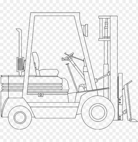 sketsa forklift PNG graphics with alpha channel pack PNG transparent with Clear Background ID f8781744