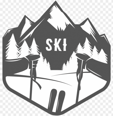 skiing-icon - ski vintage vector PNG icons with transparency PNG transparent with Clear Background ID 7d58c07a