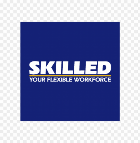 skilled vector logo Isolated Character with Transparent Background PNG