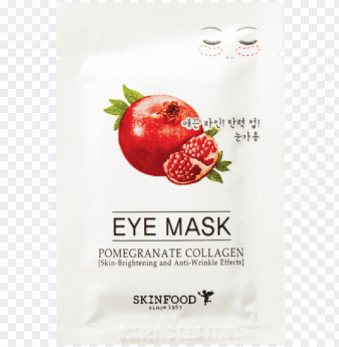 skinfood pomegranate collagen eye mask PNG Graphic with Transparent Isolation