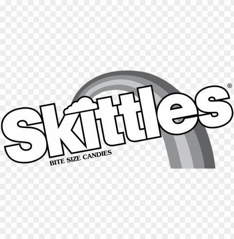 skittles logo - skittles candy coloring page Isolated Artwork on Transparent PNG