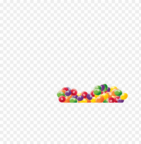 skittles Transparent PNG Isolated Object Design