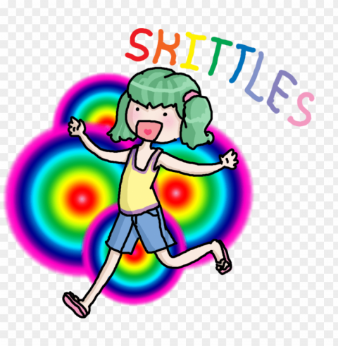 skittles Transparent PNG Isolated Subject