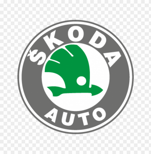 skoda auto vector logo free download PNG Image Isolated with Transparency