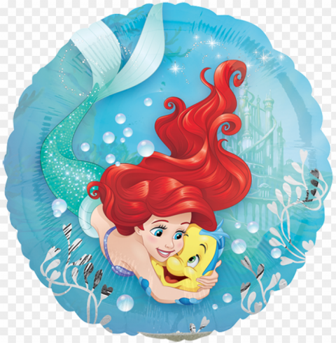 sku - - palloncini disney la sirenetta Isolated Object on Transparent PNG PNG transparent with Clear Background ID b41e6dbe
