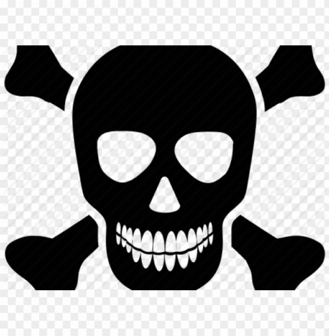 skull and cross bones - crime skull icons Isolated Character on Transparent PNG