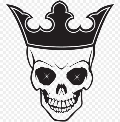 skull and crown tattoo PNG transparent elements package PNG transparent with Clear Background ID bc28ba65