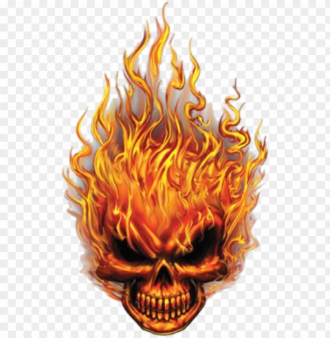 skull on fire Free PNG images with alpha transparency PNG transparent with Clear Background ID fff94380