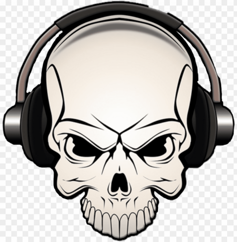 skullhead headphones skull horror shokhorror freetoedit - headphones Isolated Design Element in PNG Format