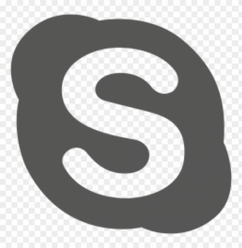 skype logo Clear Background Isolation in PNG Format