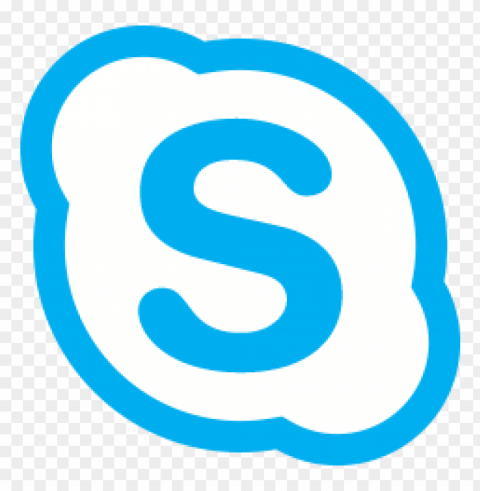 skype logo Clean Background Isolated PNG Object