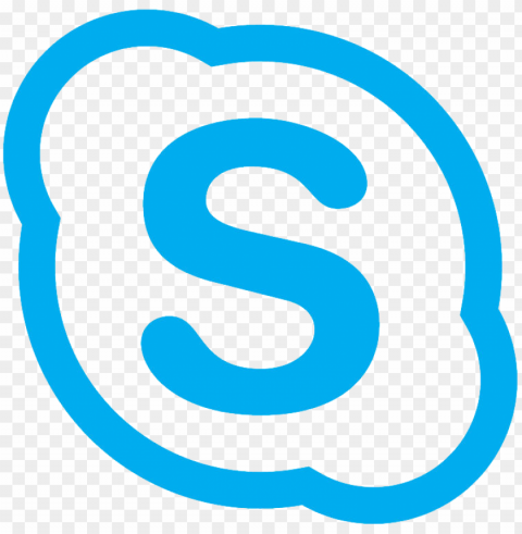 skype logo file Clean Background Isolated PNG Illustration