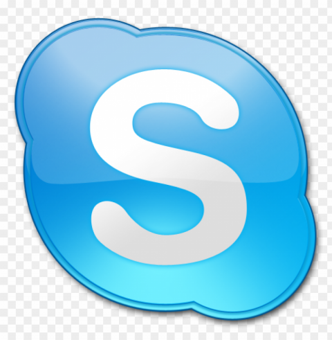 skype logo transparent Clear Background PNG Isolated Subject