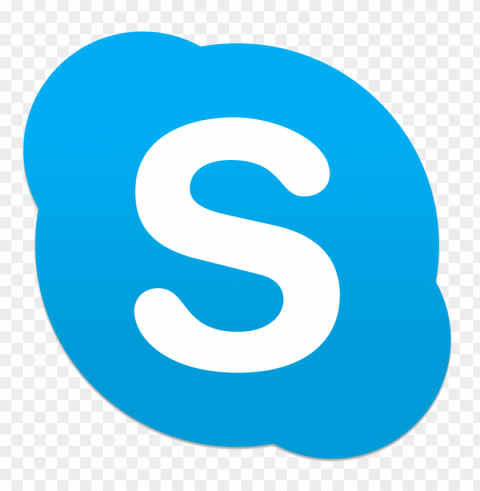 skype logo wihout Clear background PNG elements