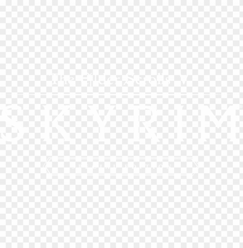 skyrim special edition - crowne plaza white logo PNG Isolated Design Element with Clarity