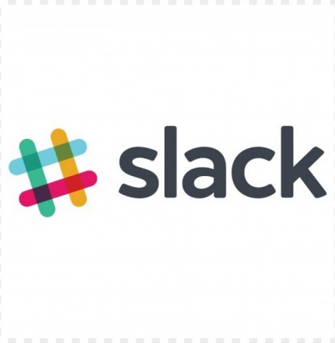 slack logo vector HighQuality PNG Isolated on Transparent Background