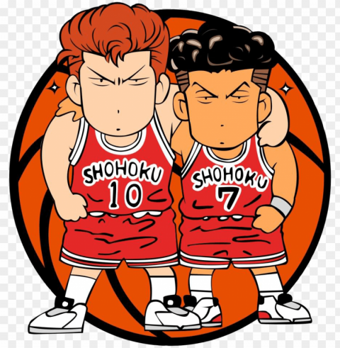 slamdunkchibi - slam dunk sakuragi chibi Isolated Object with Transparent Background PNG